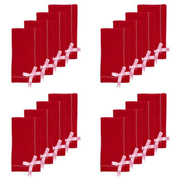 4x 4pc Porto Night Before Recycled Yarn Napkins 45x45cm Multi-Coloured