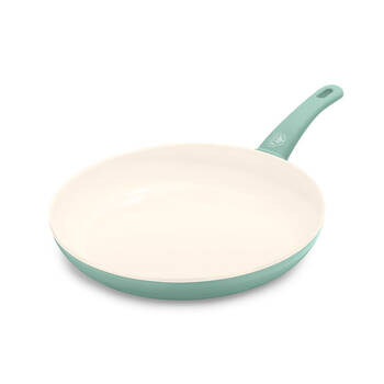 Greenlife 30cm Aluminium Soft Grip Frypan Turquoise