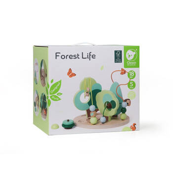 Classic World Wooden Forest Life Interactive Children's Playset 18M+
