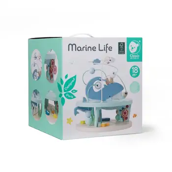Classic World Wooden Marine Life Interactive Children's Playset 18M+
