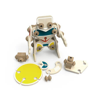 Classic World 3-in-1 Wooden Flexi Robots Children Set 3Y+
