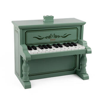 Classic World Children's Wooden Vintage Piano w/ 25 Keys 18M+ Green