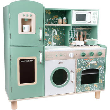 Classic World Children's Wooden Pretend Play Vintage Kitchen 3Y+ Green