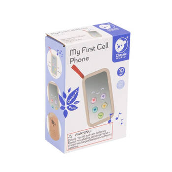 Classic World My First Cell Phone Children's Wooden Play Toy 10M+