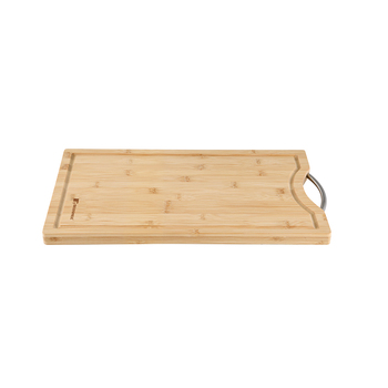 Bergner 40cm Wooden Cutting Board W/ Handle - Natural