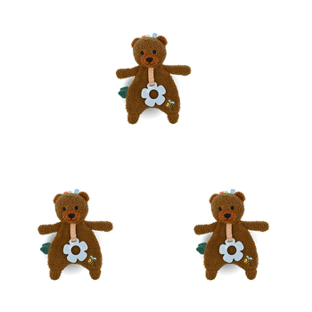 3PK Koala Dream Snuggle Buddy Maple Bear Soft Snuggler - Brown 0M+