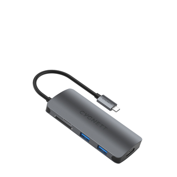 Cygnett 6-in-1 Unite PocketMate 100W USB-C Hub Single 4K HDMI