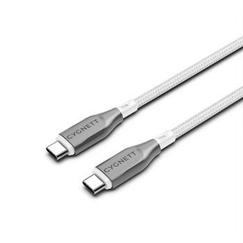 Cygnett Armoured USB-C to USB-C Charger & Data Sync Cable 2M - White