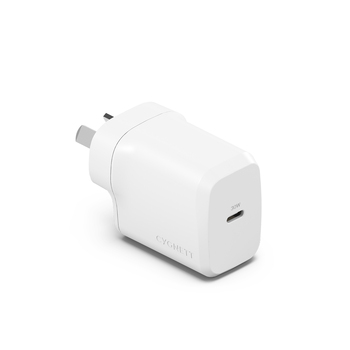 Cygnett PowerPlus 30W GaN USB-C Wall Samsung Charger Adapter - White