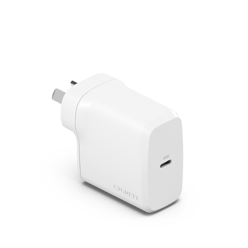Cygnett PowerPlus 45W GaN USB-C Wall Android Charger Adapter - White