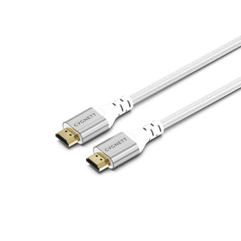 Cygnett Unite 8K Resolution HDMI to HDMI Braided Cable 1.5m - White