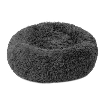 Royale 80cm Donut Cuddler Pet Beds M Dark Grey