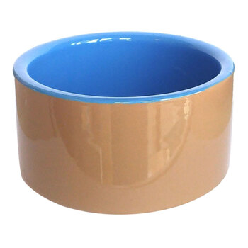 12cm Deluxe Ceramic Pet Bowl Blue