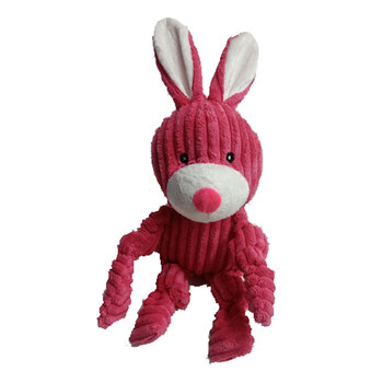 Paw Play 33cm Rabbit Pet Chew Toy Plush w/ Squeaker