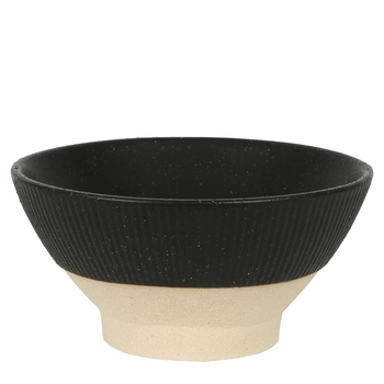 Belle Cartez Ceramic Bowl Large 30.5cm Kitchen Serveware - Black