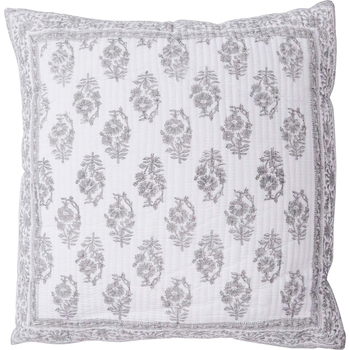 LVD Cotton Quilted Square Cushion 55cm - Persian Flower