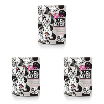 3PK Disney Animal Series Patch Skincare Scented Sheet Face Mask 25ml Coconut