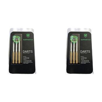 2x 3pc NRL Darts Canberra Raiders Team Design Flights & Shafts Case Included