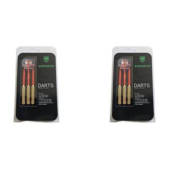 2x 3pc NRL Darts Sydney Roosters Team Design Flights & Shafts Case Included