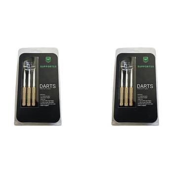 2x 3pc NRL Darts New Zealand Warriors Team Design Flights & Shafts Case Included