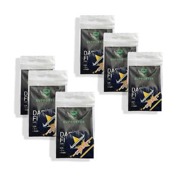 6x 3pc NRL Dart Flights Cowboys QLD Team Design Metronic Pack England Made