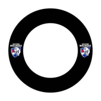 AFL Western Dartboard Surround Bulldogs Team Design Universal Fit 