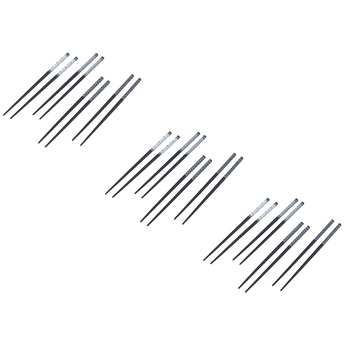 3x 4pc Davis & Waddell Bamboo Chopsticks Set Pairs 22x1cm - Black/White