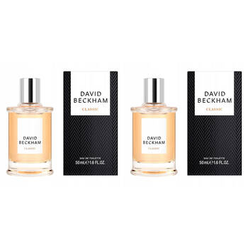 2PK David Beckham Classic EDT Eau De Toilette Fragrance Perfume Spray For Men 50ml