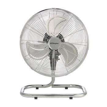 Dimplex DCFF40CH High Velocity Ocillating Floor Fan Chrome 44.5cm