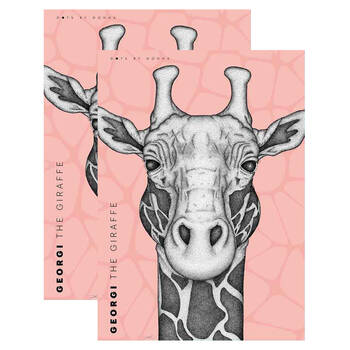 2PK LMD Dots By Donna Giraffe Animal Cotton Tea Towel 50x70cm