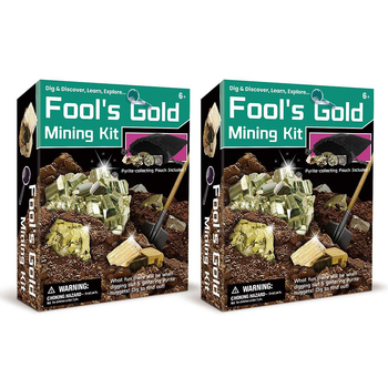 2PK Kaper Kidz Dig & Discover Fool'S Gold Mining/Excavation Kit 6y+