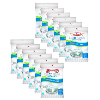 12PK Double 'D' Sugarfree Summer Mint Drops Lollies Candy 70g Confectionary