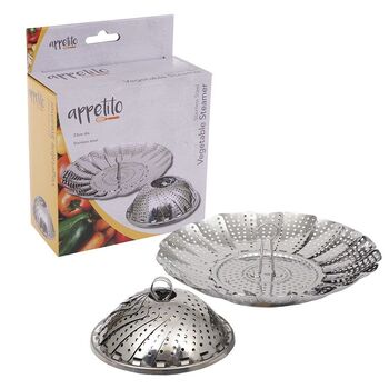 Appetito 23cm Vegetable Steamer Stainless Steel