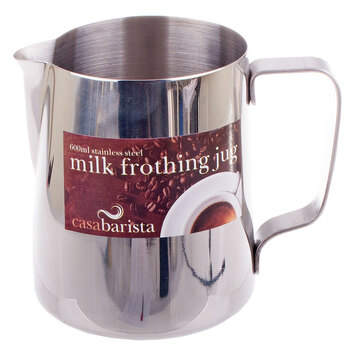 Casa Barista 600ml Stainless Steel Milk Frothing Jug