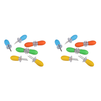 2x 8pc Appetito Soft Grip Corn Holders Home Kitchen Cooking