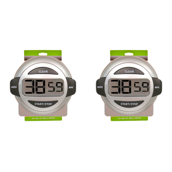 2PK Acurite Acurite Digital Timer 100 Minutes Home Kitchen Cooking
