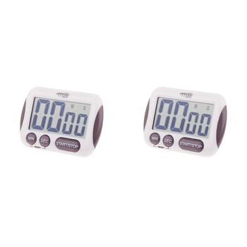 2PK Appetito Digital Timer W/Large Lcd Display 100 Minutes Home Kitchen Cooking