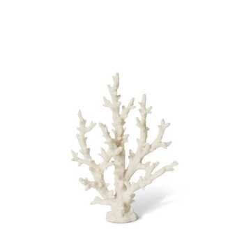 E Style 27cm Resin Coral Finger Sculpture - White
