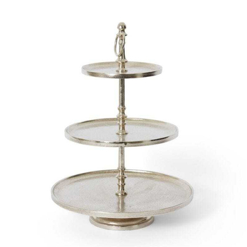 E Style Dixson 3-Tier 50cm Aluminium Stand - Nickel