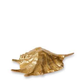 E Style 33cm Aluminium Murex Shell Sculpture - Gold