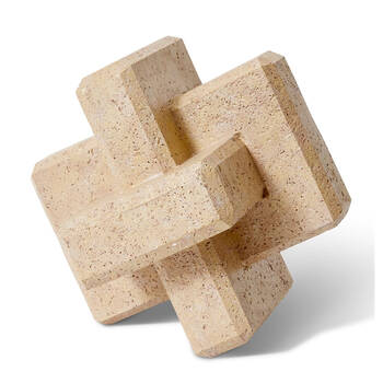 E Style Jack Sculpture Tabletop Home Decor 26cm Beige