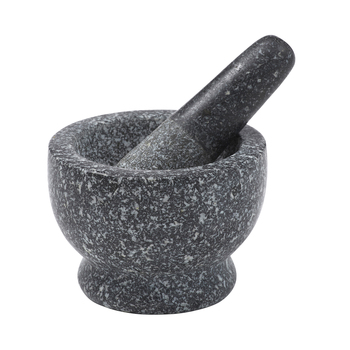 Davis & Waddell Traditional Granite Mini Mortar & Pestle 9x6.5cm - Grey