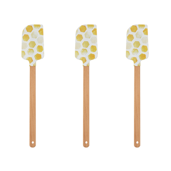 3PK Davis & Waddell Beetanical Kitchen Spatula 32x6.5cm - Assorted