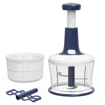 Davis & Waddell 3in1 Mini Spinner Chopper 1L/29cm - White/Blue