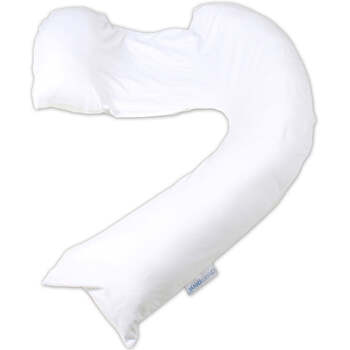 Dreamgenii Pregnancy Pillow - White Cotton Jersey
