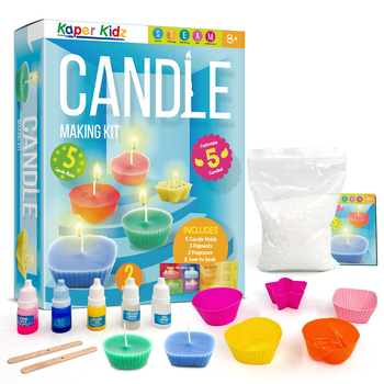 Kaper Kidz Candle Making Craft Kit Kids/Childrens Toy 8Y+