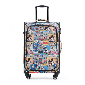 Disney 25" Trolley Checked Travel Suitcase Luggage Comic Character