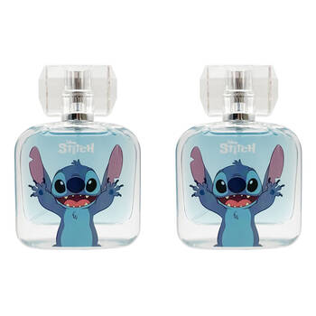2PK Disney Stitch Cartoon Fragrance Perfume Eau de Toilette Kids/Children 50ml