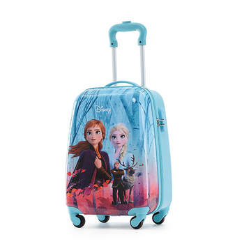 Disney Frozen 17" Cabin Trolley Case Wheeled Suitcase Luggage