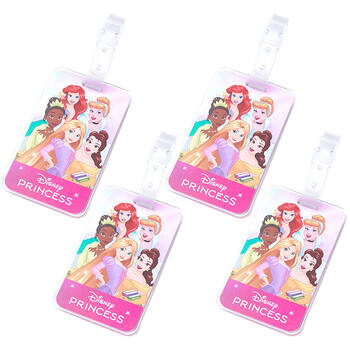 4PK Disney Luggage Tag Suitcase Identity Label - 5 Princess